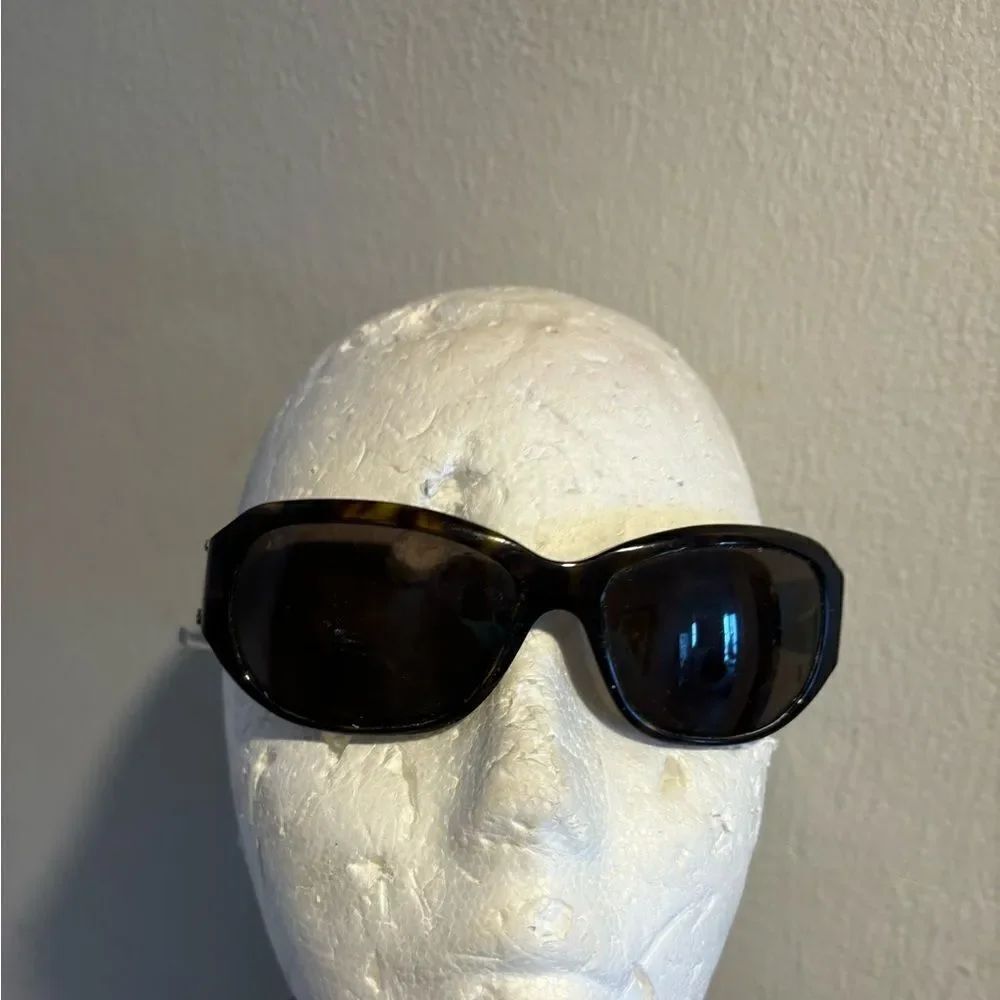 Vintage Versace Sunglasses Model 4092 Medusa head logo glasses tortoise round